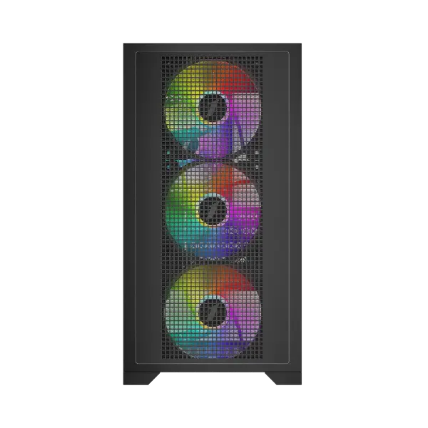 1st Player Go2 RGB Mid-Tower Micro-ATX Gaming PC Case - Black - PakByte Computers