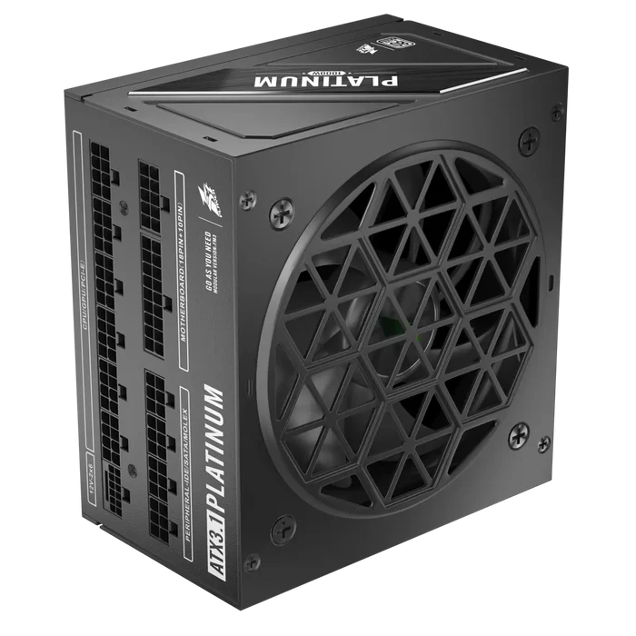 1st Player NGDP 1000W 80 Plus Platinum Full Modular Power Supply - Black - PakByte Computers