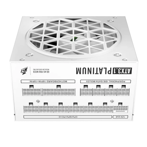 1st Player NGDP 1300W 80 Plus Platinum Full Modular Power Supply - White - PakByte Computers