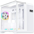 1st Player RT5 ARGB Micro-ATX Dual Chamber PC Gaming Case - White - PakByte Computers