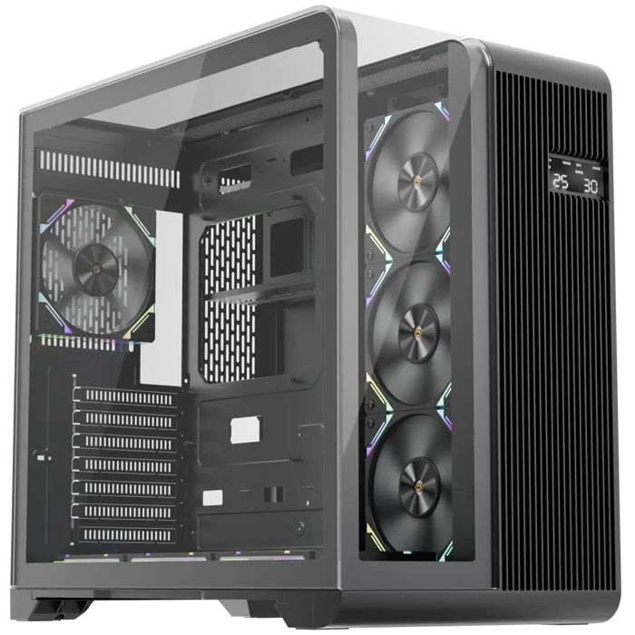 1st Player RT7 ARGB Black Edition Gaming Case - Black - PakByte Computers