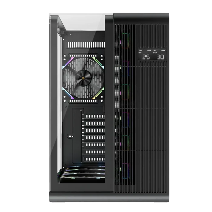 1st Player RT7 ARGB Black Edition Gaming Case - Black - PakByte Computers
