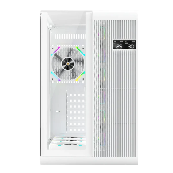 1st Player RT7 ARGB Black Edition Gaming Case - White - PakByte Computers