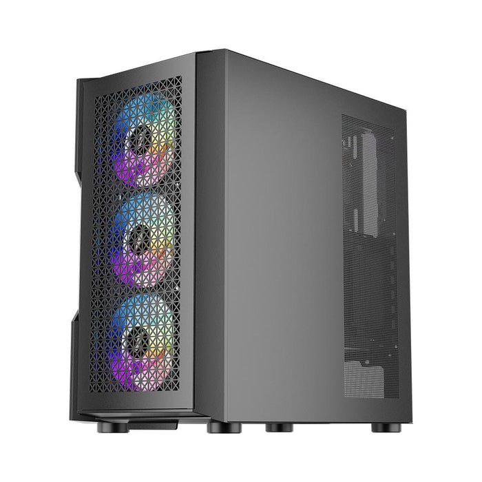 1st Player T7 ARGB Mid-Tower ATX Gaming Case - Black - PakByte Computers