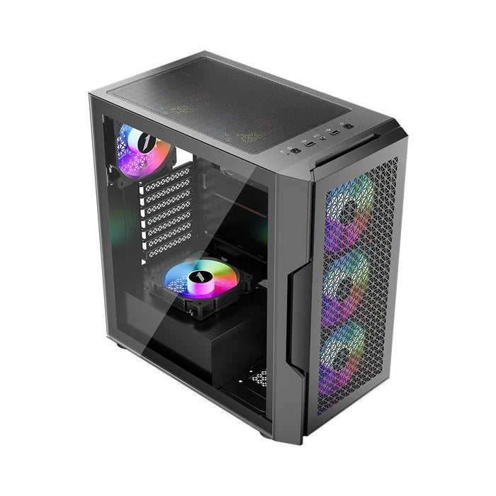 1st Player T7 ARGB Mid-Tower ATX Gaming Case - Black - PakByte Computers