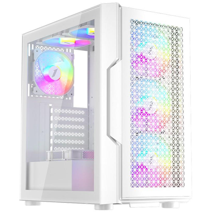 1st Player T7 ARGB Mid-Tower ATX Gaming Case - White - PakByte Computers
