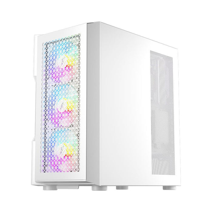 1st Player T7 ARGB Mid-Tower ATX Gaming Case - White - PakByte Computers