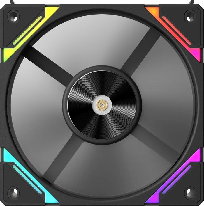 1st Player XF7 ARGB 120mm Single Case Fan - Black - PakByte Computers
