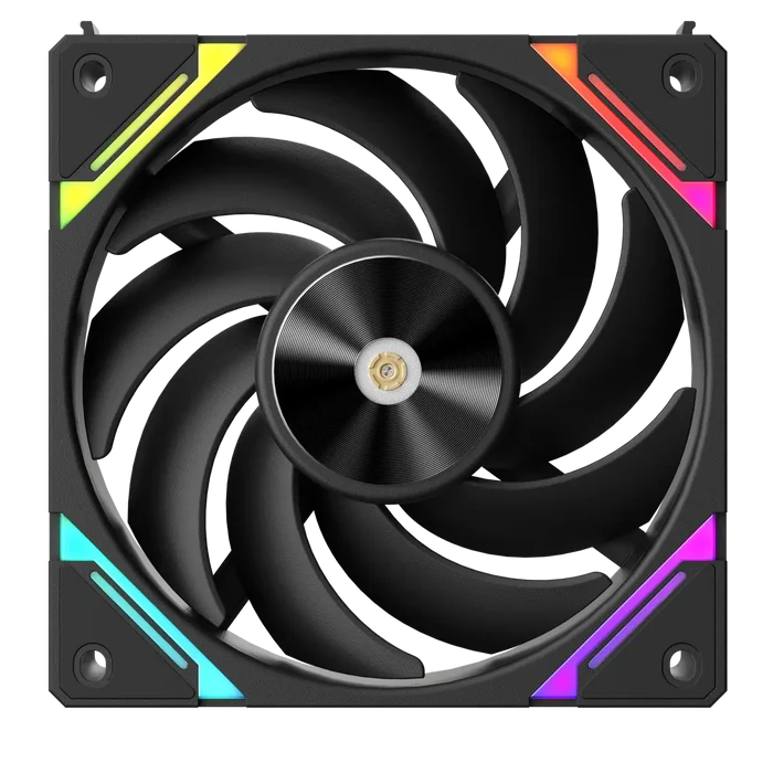 1st Player XF7 ARGB 120mm Single Case Fan - Black - PakByte Computers