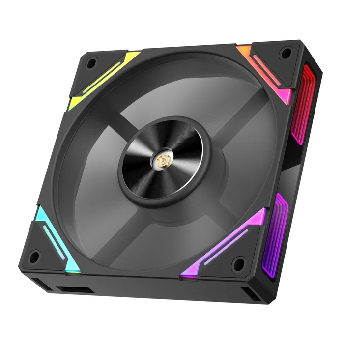 1st Player XF7 ARGB 120mm Single Case Fan - Black - PakByte Computers