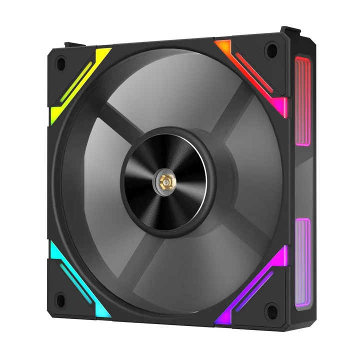 1st Player XF7 ARGB 120mm Single Case Fan - Black - PakByte Computers