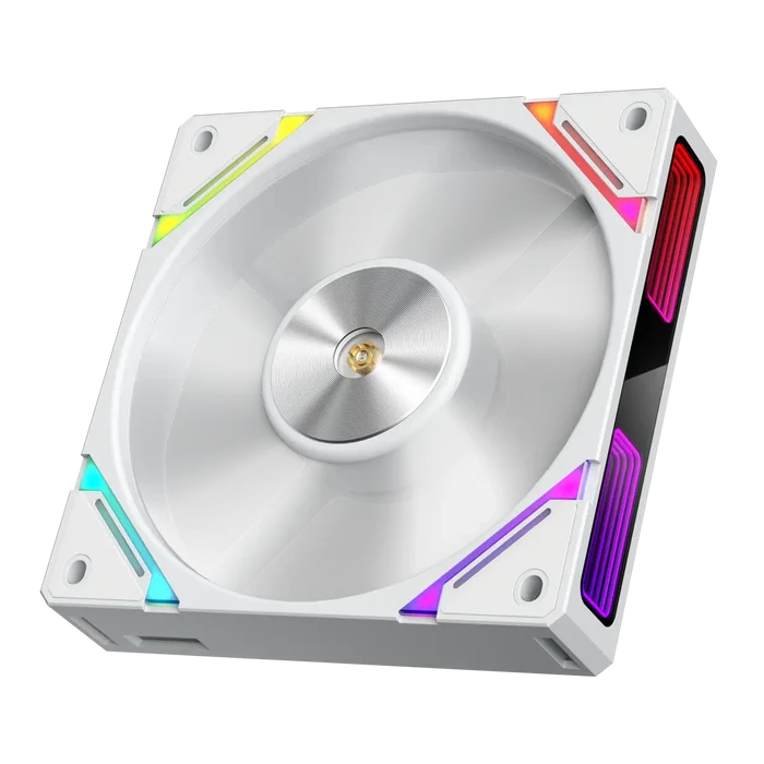 1st Player XF7 ARGB 120mm Single Case Fan - White - PakByte Computers