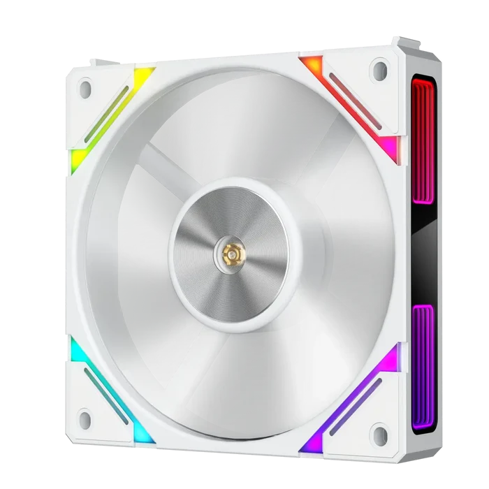 1st Player XF7 ARGB 120mm Single Case Fan - White - PakByte Computers