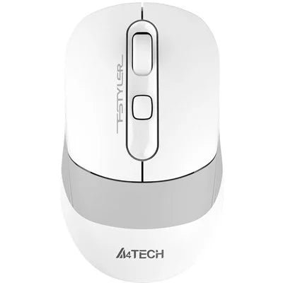 A4Tech FB10CS Dual Mode Rechargeable Wireless Mouse - Grayish White - PakByte Computers