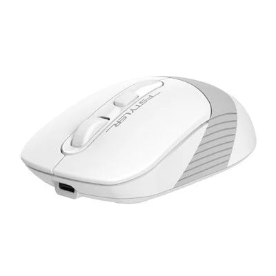A4Tech FB10CS Dual Mode Rechargeable Wireless Mouse - Grayish White - PakByte Computers