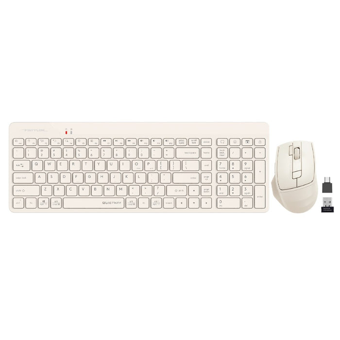 A4Tech FG2400 Air2 2.4G Wireless Combo Set - Beige