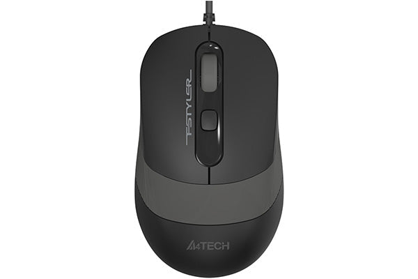 A4TECH FM10S (GREY) SILENT CLICK OPTICAL MOUSES - PakByte