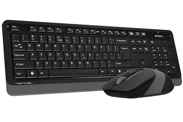 A4TECH FG1010S GREY (MULTIMEDIA) FGK10 + FG10S SILENT CLICK - PakByte