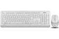 A4TECH FG1010S WHITE (MULTIMEDIA) FGK10 + FG10S SILENT CLICK - PakByte