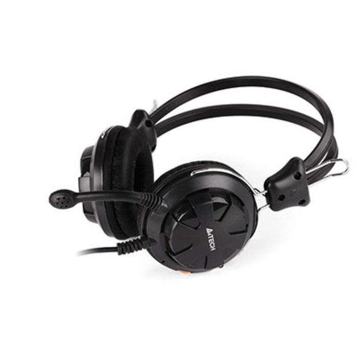 A4Tech HS-28i Headphone 4-Pin without Cable Adapter - Black