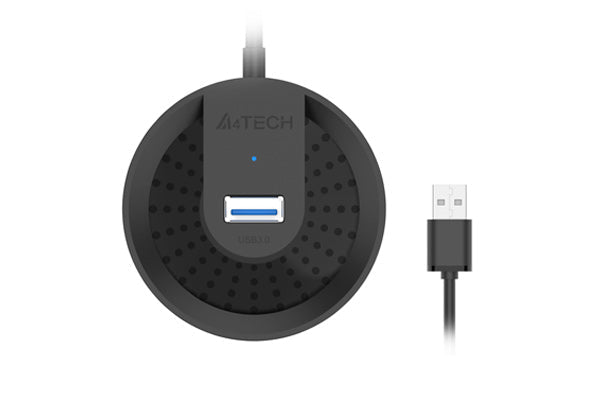 A4TECH HUB-30 (3.0) BLACK (3.0 FOUR PORTS) - PakByte