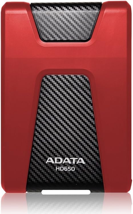 ADATA HD650 2TB External Hard Drive - Red - PakByte Computers