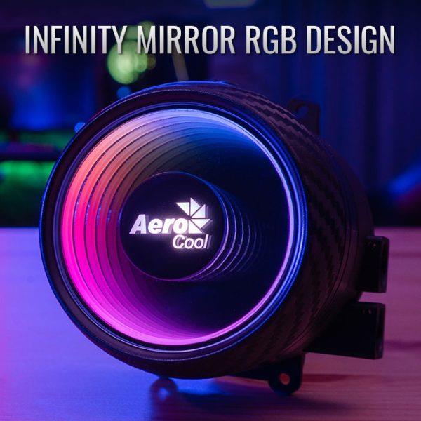 AeroCool Mirage L360 ARGB AIO Liquid CPU Cooler - White - PakByte Computers