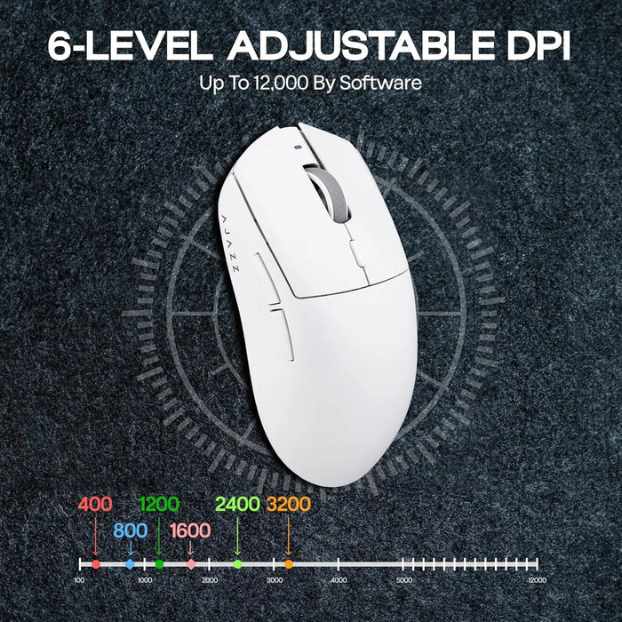 Ajazz AJ139 V2 MC Gaming Mouse with Charging Base - Red