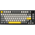 Ajazz AK820 Pro 75% Custom Mechanical Gaming Keyboard - Black/Grey/Yellow