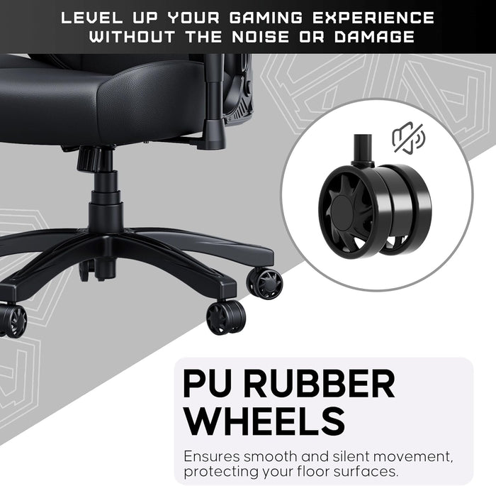 Anda Seat Luna Large Gaming Chair - Black - PakByte