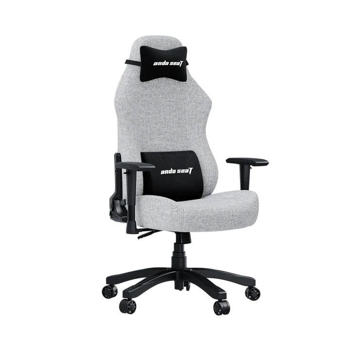 Anda Seat Luna Large Gaming Chair - Gray Fabric - PakByte