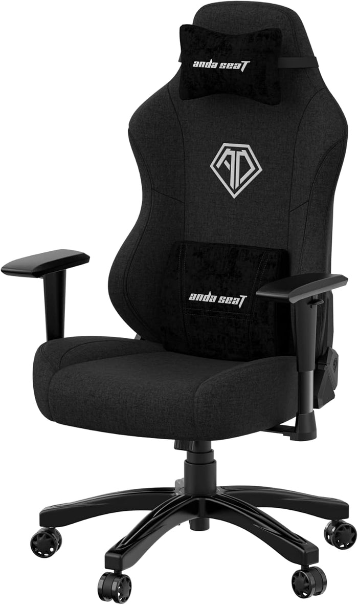 Anda Seat Phantom 3 XL Fabric Gaming Chair - Black - PakByte