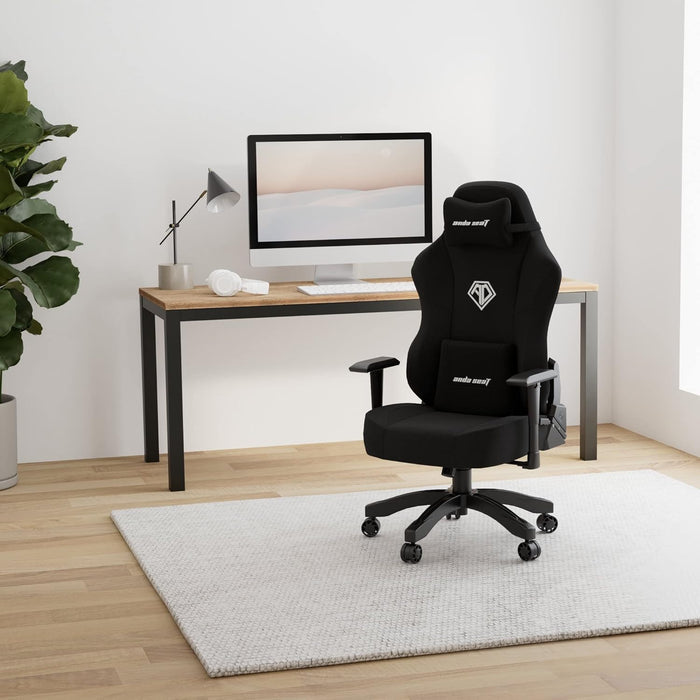 Anda Seat Phantom 3 XL Fabric Gaming Chair - Black - PakByte