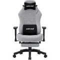 AndaSeat Luna Pro Gaming Chair with Footrest – Grey Fabric - PakByte Computers