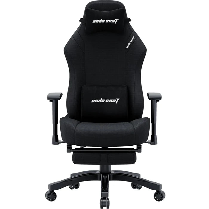 AndaSeat Luna Pro Large Gaming Chair with Footrest – Black Fabric - PakByte Computers
