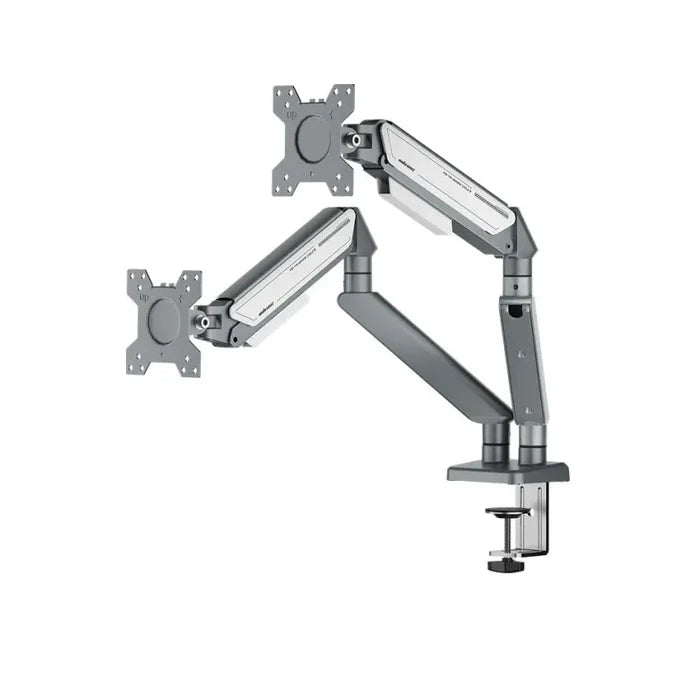 AndaSeat Stealth II Duo A6D-2S Ergonomic Dual Monitor Arm - White