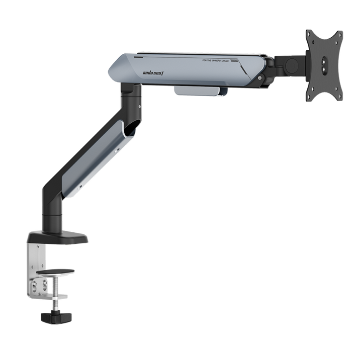 AndaSeat Stealth Pro II A9 Ergonomic Single Monitor Arm - Black Titanium - PakByte Computers
