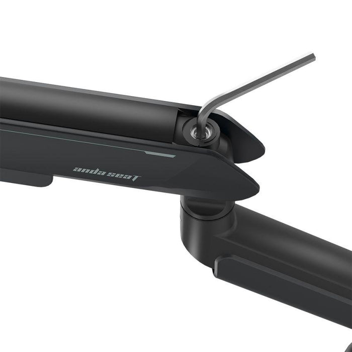 AndaSeat Stealth Pro II A9 Ergonomic Single Monitor Arm - Black - PakByte Computers