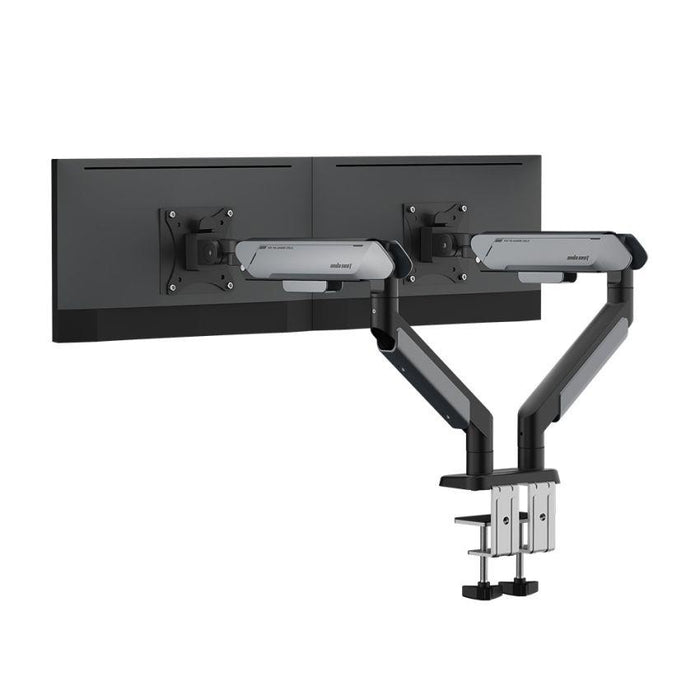 AndaSeat Stealth Pro II Duo A9-2S Ergonomic Dual Monitor Arm - Black Titanium - PakByte Computers