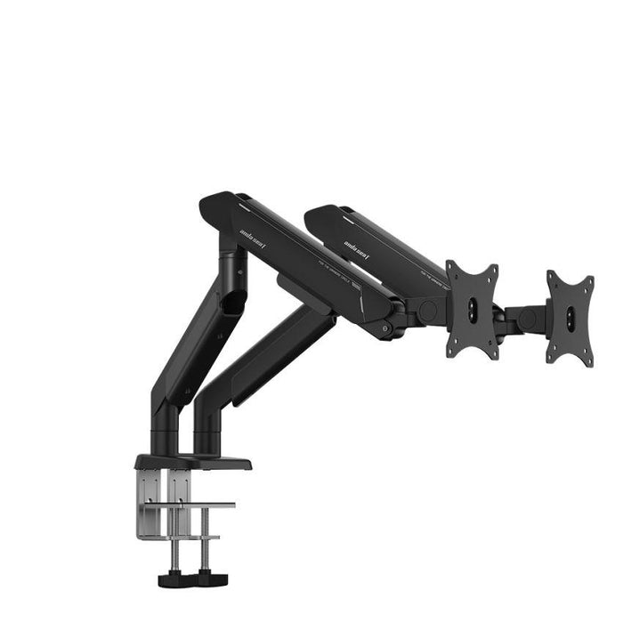 AndaSeat Stealth Pro II Duo A9-2S Ergonomic Dual Monitor Arm - Black - PakByte Computers