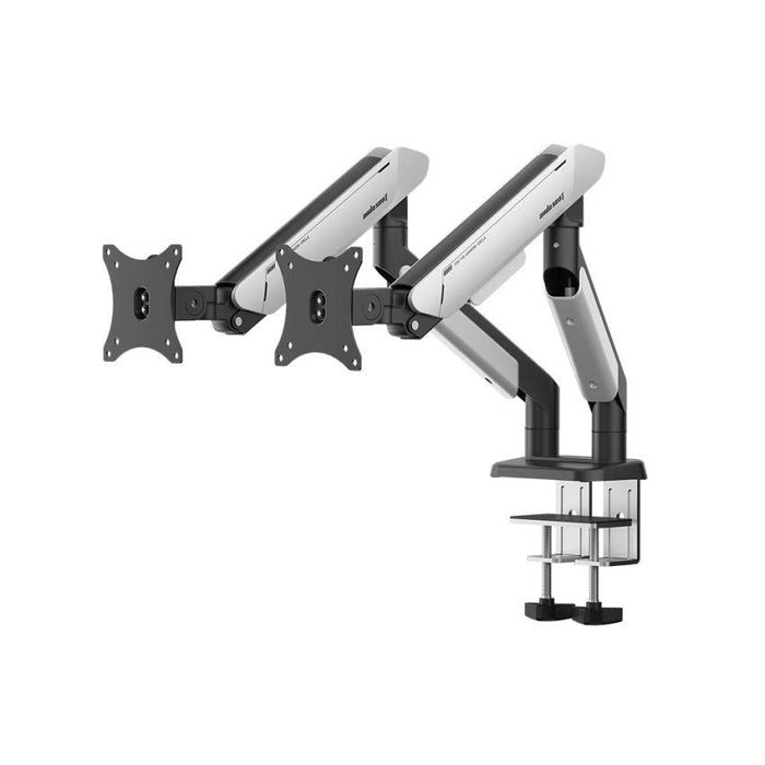 AndaSeat Stealth Pro II Duo A9-2S Ergonomic Dual Monitor Arm - Black/White - PakByte Computers