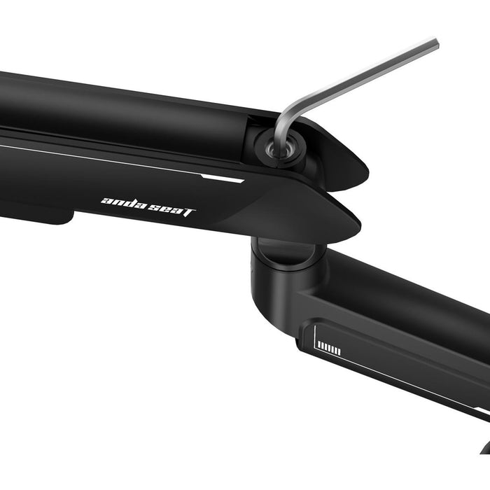 AndaSeat Stealth Pro II RGB Ergonomic Single Monitor Arm - Black - PakByte Computers