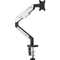 AndaSeat Stealth Pro II RGB Ergonomic Single Monitor Arm - Black/White - PakByte Computers