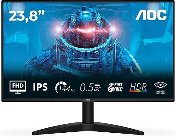 AOC 24B36X 24" 144Hz FHD Gaming Monitor - Black