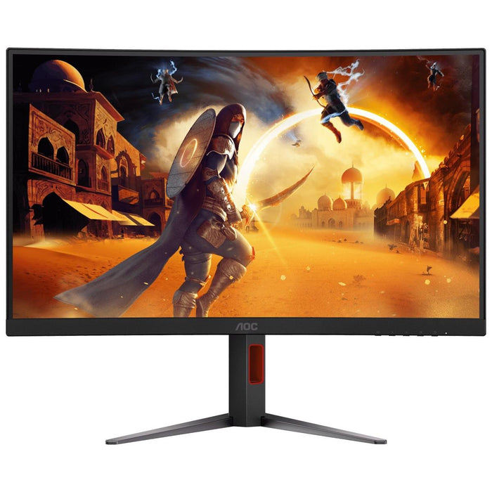 AOC CQ27G4 27" Curved Gaming Monitor, QHD 2K 2560x1440, 1500R VA, 180Hz 0.5ms, AMD FreeSync Premium - PakByte Computers