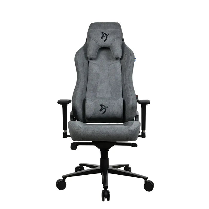 Arozzi Vernazza Soft Fabric Durable Ergonomic Office and Gaming Chair - Ash Gray - PakByte Computers