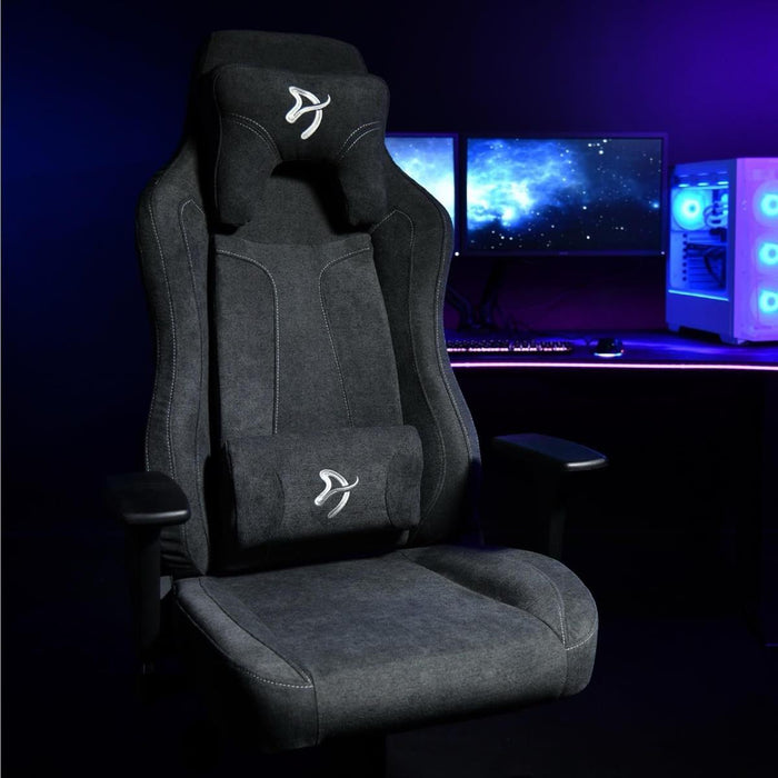 Arozzi Vernazza Soft Fabric Durable Ergonomic Office and Gaming Chair - Dark Gray - PakByte Computers