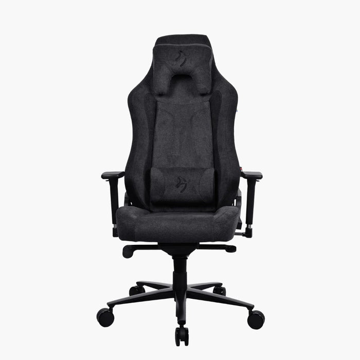 Arozzi Vernazza Soft Fabric Durable Ergonomic Office and Gaming Chair - Pure Black - PakByte Computers