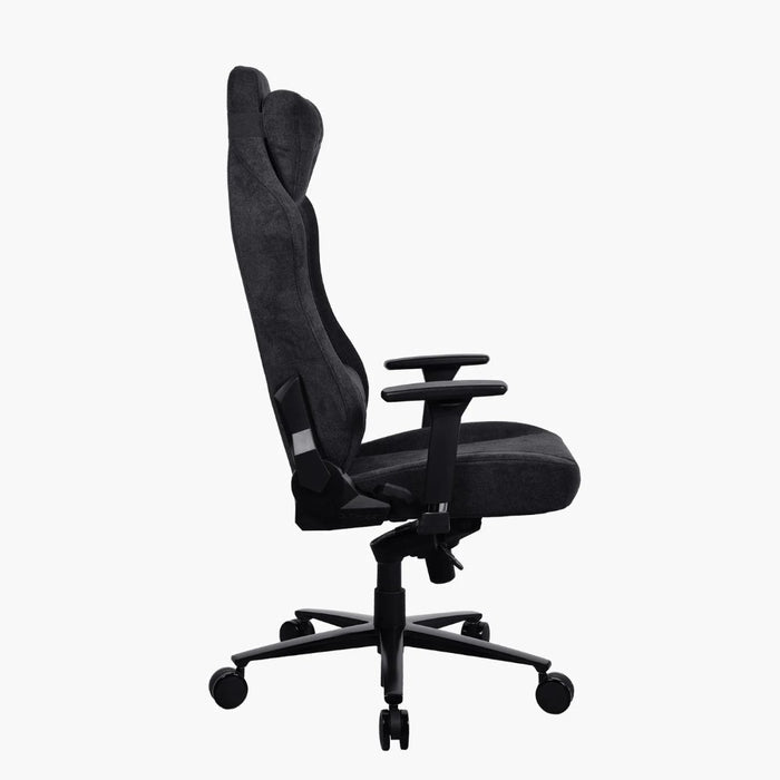 Arozzi Vernazza Soft Fabric Durable Ergonomic Office and Gaming Chair - Pure Black - PakByte Computers