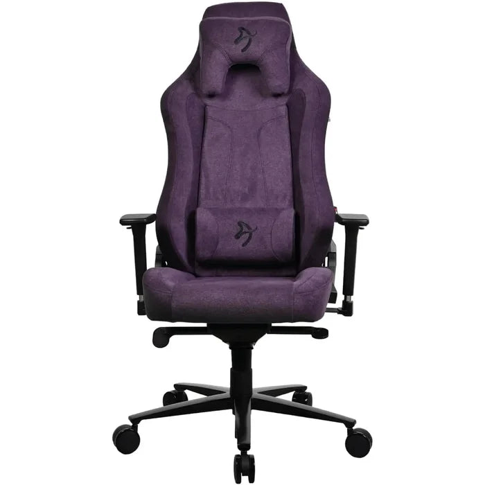 Arozzi Vernazza Soft Fabric Durable Ergonomic Office and Gaming Chair - Purple - PakByte Computers